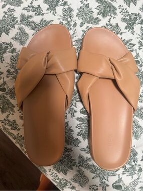 J Crew tan sandals